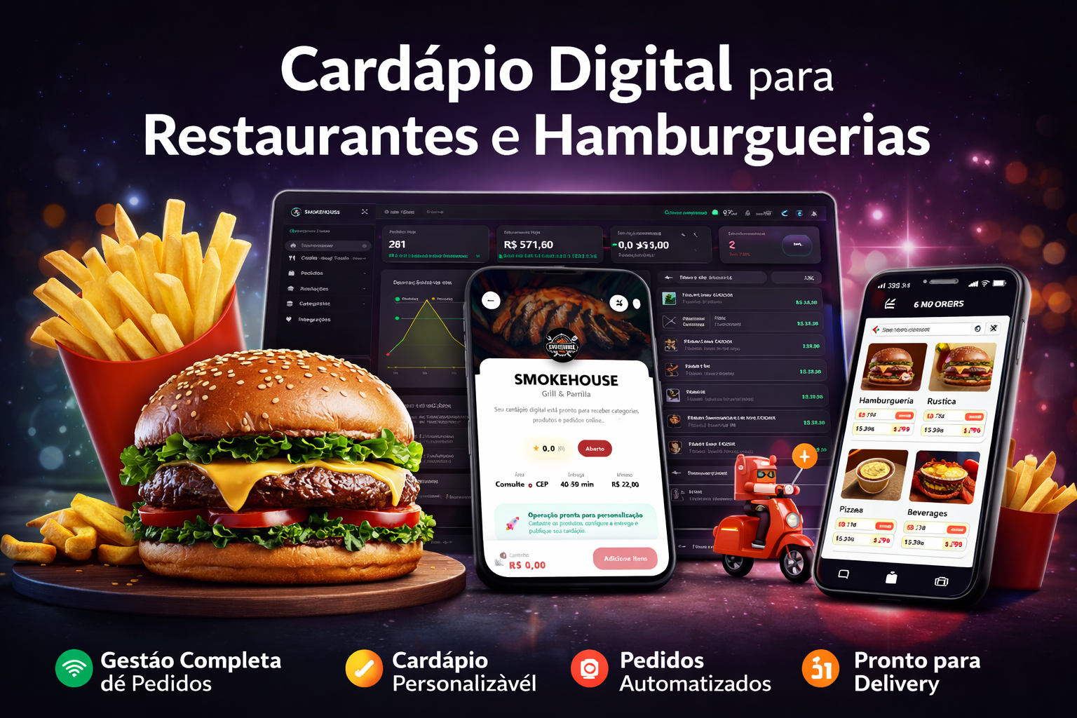 Script Cardápio Digital + Integração com Ifood