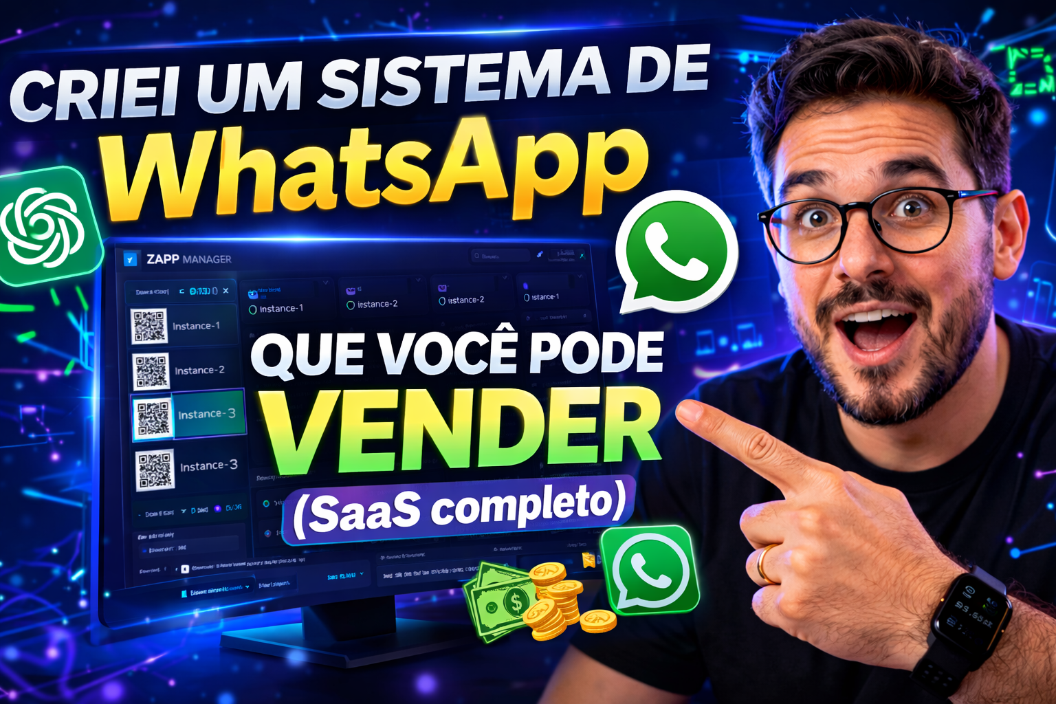 ZapManager – Sistema WhatsApp Multi Cliente (SaaS Pronto)
